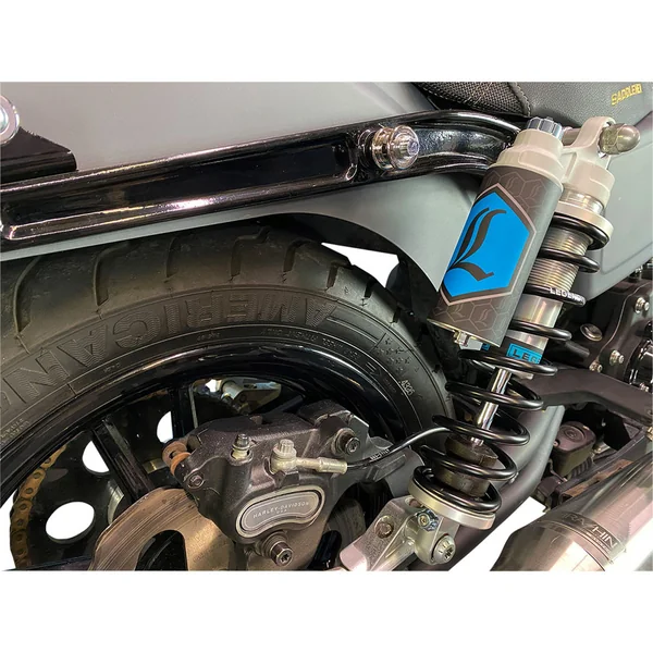 Legend Revo-Arc Piggyback Coil Shocks for 1999-2017 Harley Dyna - Clear - Image 2