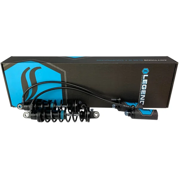 Legend Revo-Arc Remote Reservoir Coil Shocks for 2014-2024 Harley Touring - Image 2