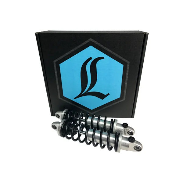 Legend Suspension® 12" REVO-A Adjustable FL Coil Suspension for 1999-2021 Harley Touring Street Glide FLHX, Electra Glide FLHT, Road King FLHR, Road Glide FLTRX/FLTRU/FLTRK and Lo-Pro Equipped Models - Heavy Duty - Clear Anodized - Made in U.S.A.