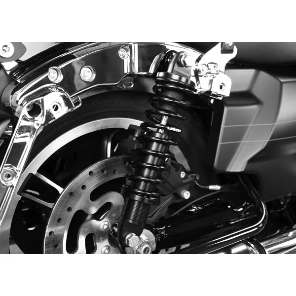 Legend Suspension® 13" REVO Dyna Coil Suspension for 1999-2017 Harley-Davidson Dyna Models - Standard - Black Anodized - Made in U.S.A.