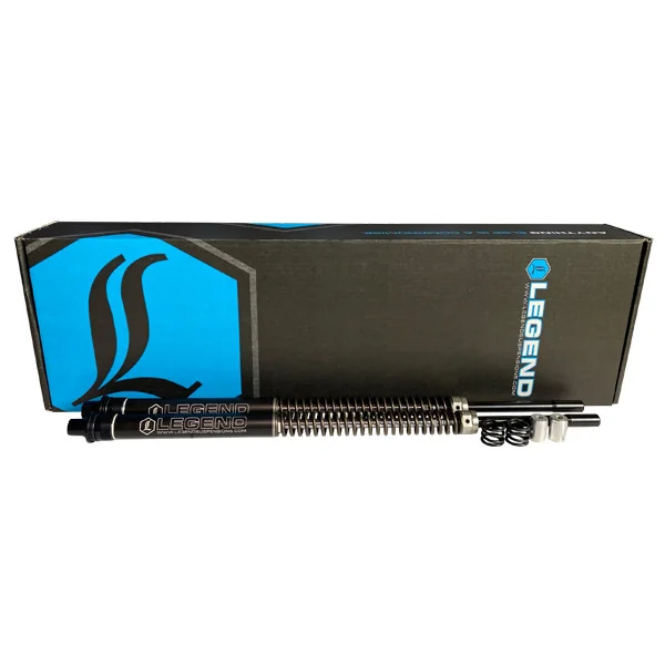 Legend Suspension® 41mm AXEO+2 41 mm Lifted Front Suspension for 1997-2013 Harley-Davidson Hydra Glide FLH, Electra Glide FLHT, Road Glide FLTR, Road King FLHR, Street Glide FLHX +2" Lifted - Black - Lifetime Warranty - Made in U.S.A.