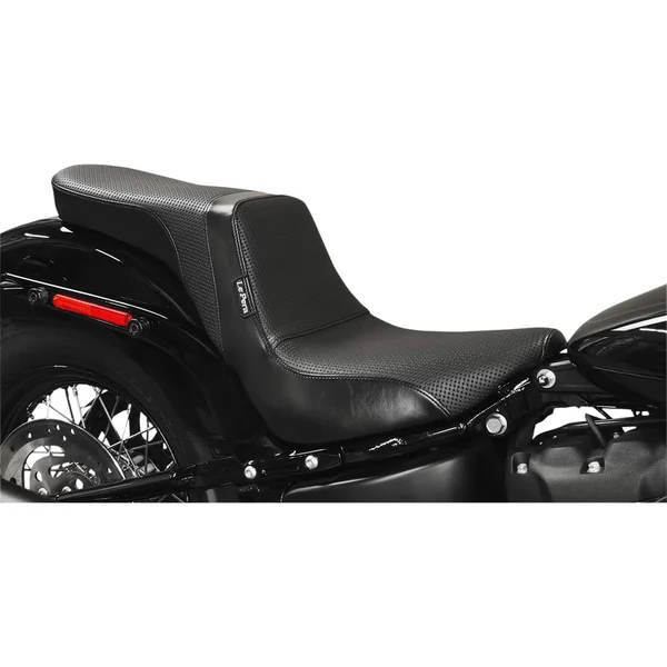 LePera Daytona Two-Up Seat for 2018-2024 Harley FXLR/FLSB - Basket Weave