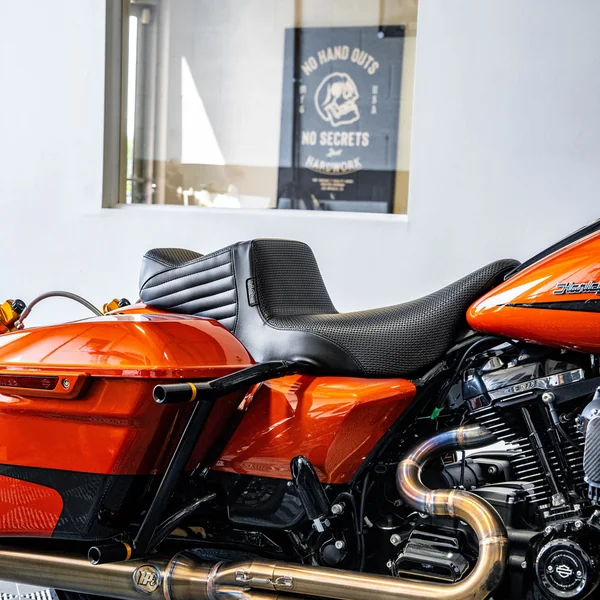 LePera Tailwhip Daddy Long Legs Seat for 2008-2023 Harley Touring - Basket Weave - Image 3