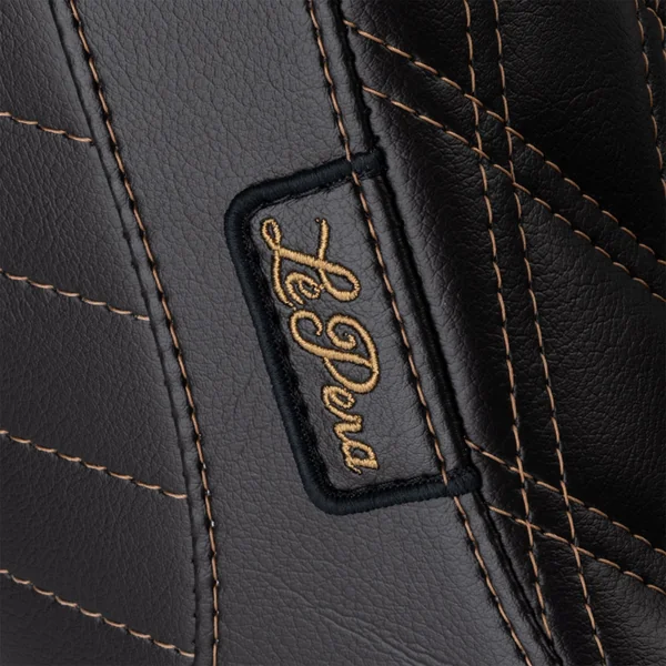 LePera Tailwhip Up Front Seat for 2018-2024 Harley Softail FXLR/FLSB - Double Diamond Chestnut - Image 2