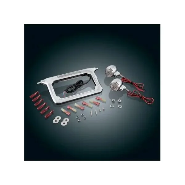 LICENSE PLATE WITH AMBER Turn Signals