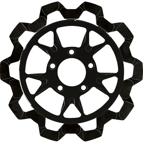 Lyndall B-52 Bow-Tie Cut Rear Rotor for 2008-2024 Harley Touring - Black