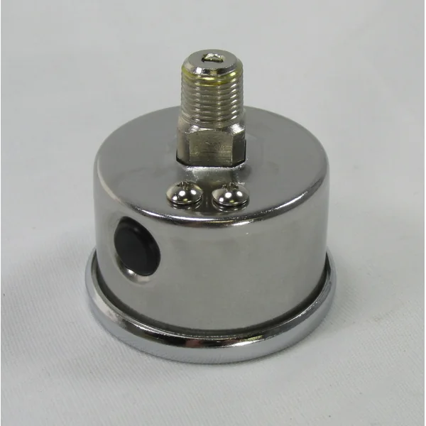 Marshall© 60 psi Oil Pressure Gauge - Shock Proof and Liquid Filled, 1/8” NPT Fitting - Carbon Fiber Style Gauge Face - Made in USA - Image 4