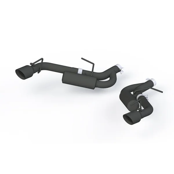 MBRP Armor BLK 2.5" Axle-Back Exhaust System w/ 4" Dual Tips, Black Coated2016-2024 Camaro V6 3.6L, 2.0T Non-NPP