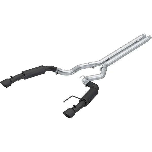 MBRP Armor BLK Race 3" Cat-Back Exhaust System w/ 4.5" Dual Black Coated Tips2024-2026 Ford Mustang GT w/ Non-Active Exhaust