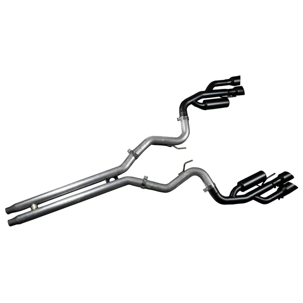 MBRP Armor BLK Race 3" Cat-Back Exhaust System w/ 4" Quad Black Coated Tips2018-2023 Ford Mustang GT w/ Non-Active Exhaust