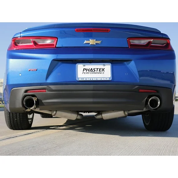 MBRP Armor Lite 2.5" Axle-Back Exhaust System w/ 4" Dual Tips, Aluminized Steel2016-2024 Camaro V6 3.6L, 2.0T Non-NPP - Image 2