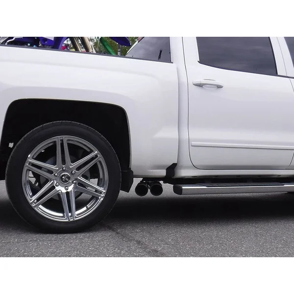 MBRP Armor Lite 3" Cat-Back Exhaust System w/ Pre-Axle Dual Exit, Aluminized Steel2014-2018 Silverado & GMC Sierra 1500 4.3L, 5.3L - Image 2