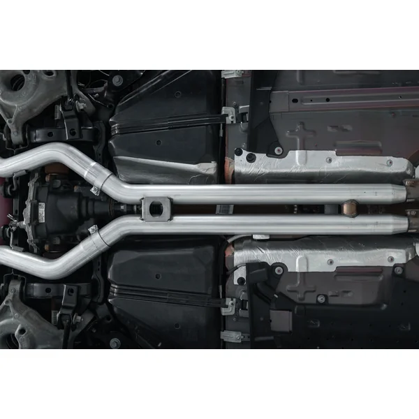 MBRP Armor Lite Race 3" Cat-Back Exhaust System w/ 4" Quad Polished Tips2018-2023 Ford Mustang GT w/ Non-Active Exhaust - Image 2