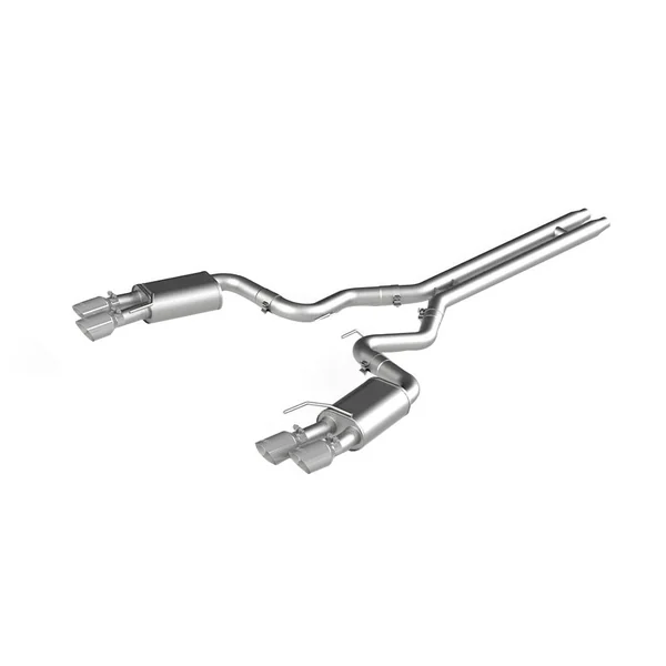 MBRP Armor Lite Street 3" Cat-Back Exhaust System w/ 4" Quad Polished Tips2018-2023 Ford Mustang GT w/ Non-Active Exhaust