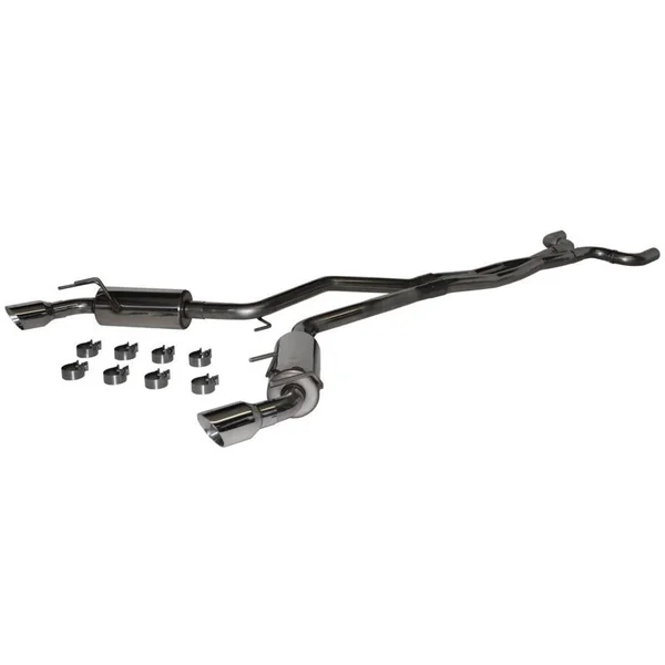 MBRP Armor Plus 2.5" Dual Cat-Back Exhaust System w/ 4" Dual Tips, T409 Stainless Steel2010-2015 Camaro V6 LS/LT