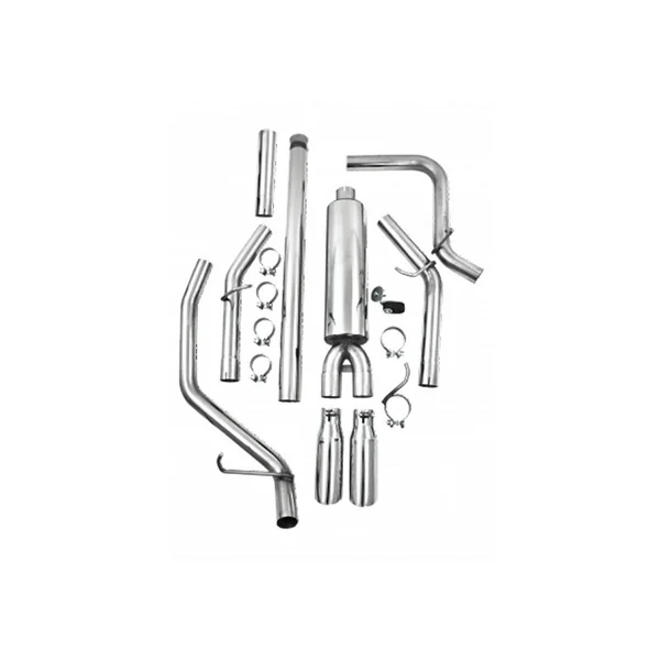 MBRP Armor Plus 3" Cat Back Exhaust System w/ Dual Split Side Exit, T409 Stainless Steel2014-2018 Silverado & GMC Sierra 1500 4.3L, 5.3L - Image 2