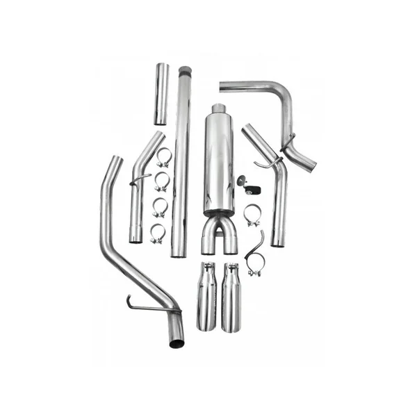 MBRP Armor Plus 3" Cat-Back Exhaust System w/ Dual Split Rear Exit, T409 Stainless Steel2014-2018 Silverado & GMC Sierra 1500 4.3L, 5.3L - Image 2