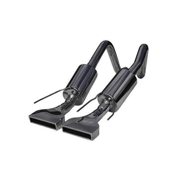 MBRP Armor Pro 2.5" Axle-Back Exhaust System w/ 4" Dual Polished Rectangular Tips2005-2007 Corvette