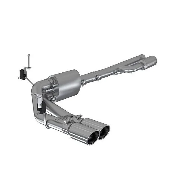 MBRP Armor Pro 3" Cat Back Exhaust System w/ Pre-Axle Dual Side Exit, T304 Stainless Steel2019-2026 Silverado & GMC Sierra 1500 4.3L, 5.3L