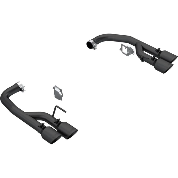 MBRP Armor Pro BLK Race 2.5" Axle-Back Exhaust System w/ 4" Quad Black Coated Tips2024-2026 Ford Mustang GT w/ Non-Active Exhaust