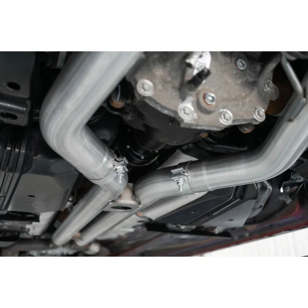 MBRP Armor Pro Race 3" Cat-Back Exhaust System w/ 4" Quad Polished Tips2018-2023 Ford Mustang GT w/ Non-Active Exhaust - Image 3