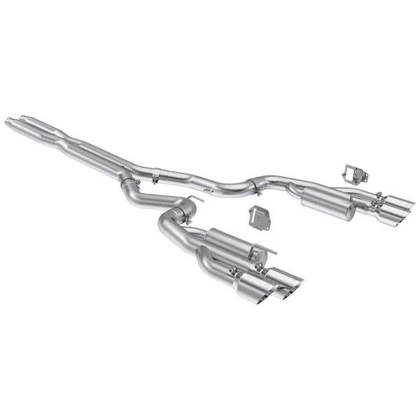MBRP Armor Pro Race 3" Cat-Back Exhaust System w/ 4" Quad Polished Tips2024-2026 Ford Mustang GT w/ Non-Active Exhaust