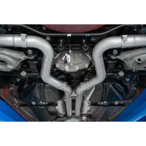 MBRP Armor Pro Street 3" Cat-Back Exhaust System w/ 4" Quad Carbon Fiber Tips2018-2023 Ford Mustang GT w/ Non-Active Exhaust - Image 2