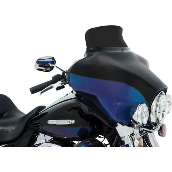 Memphis Shades 5" Spoiler Windshield for 1996-2013 Harley Touring - Dark Smoke - Image 2