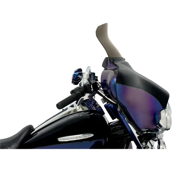 Memphis Shades 9" Spoiler Windshield for 1996-2013 Harley Touring - Smoke - Image 2