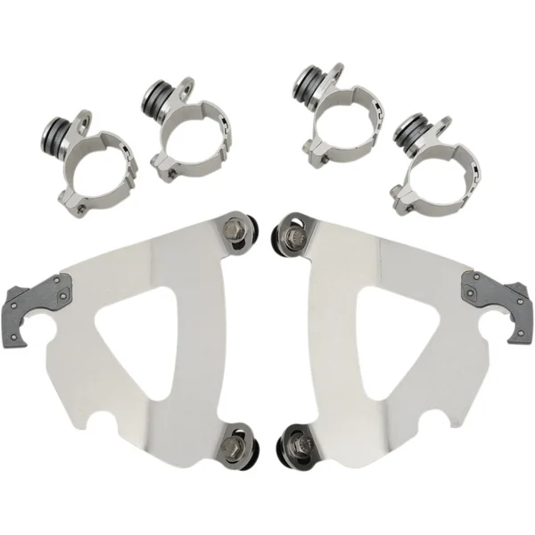 Memphis Shades Trigger-Lock Mount Kit for 1993-2005 Harley FXDWG and FXSB w/ Road Warrior Fairing - Image 2
