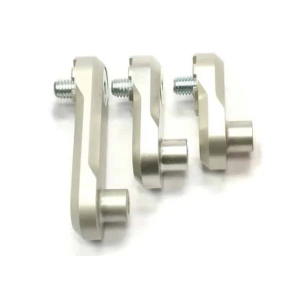 MFW Vario Footpeg Mounts for Various Kawasaki Models Including Ninja 300 ’13-’17 & ZX14R ’12-’19 | Rider, Black or Silver - Image 2