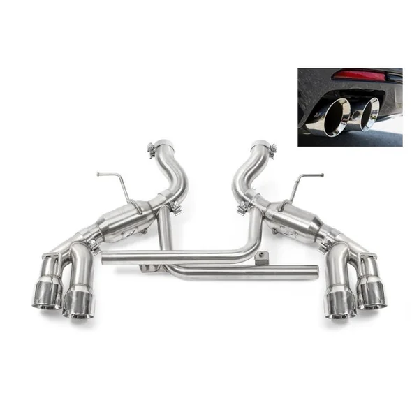 Mishimoto 3" Pro Axle-Back Exhaust System, 4" Quad Polished Tips2016-2024 Camaro SS