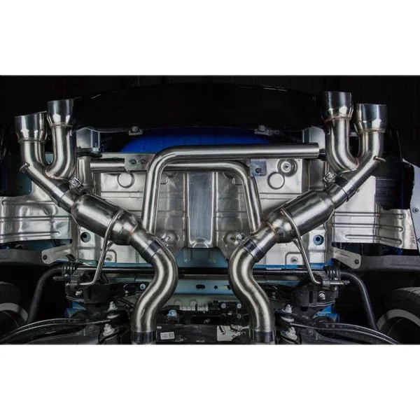 Mishimoto 3" Pro Axle-Back Exhaust System, 4" Quad Polished Tips2016-2024 Camaro SS - Image 10