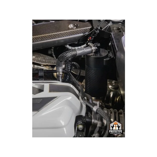 Mishimoto Baffled Carbon Fiber Oil Catch Can, PCV Side2020-2026 C8 Corvette Coupe - Image 7