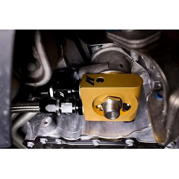 Mishimoto Engine Oil Cooler Kit, Black w/Thermostatic Plate2016-2023 Camaro 2.0T - Image 6