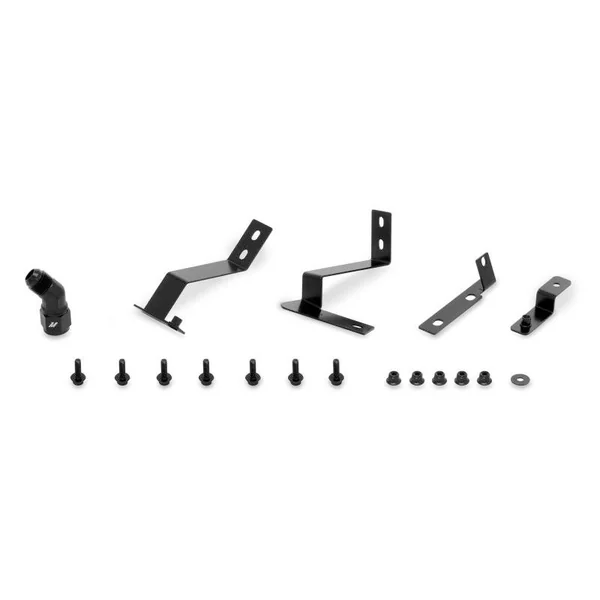 Mishimoto Engine Oil Cooler Kit, Black w/Thermostatic Plate2016-2024 Camaro SS - Image 2