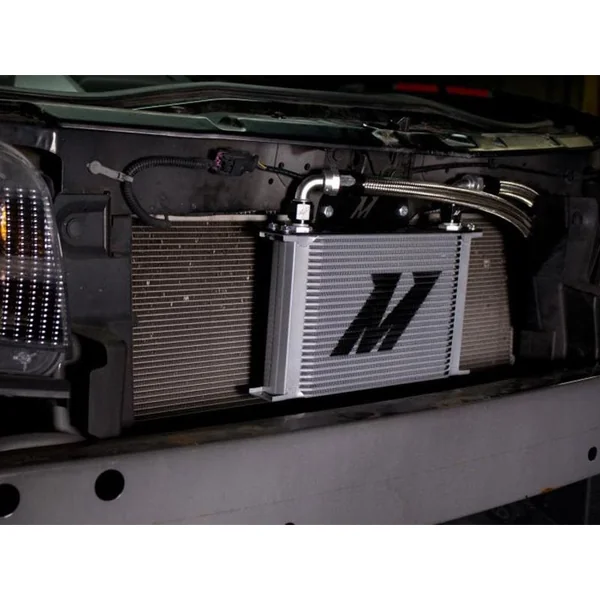 Mishimoto Engine Oil Cooler Kit, Silver w/Thermostatic Plate2010-2015 Camaro SS - Image 6