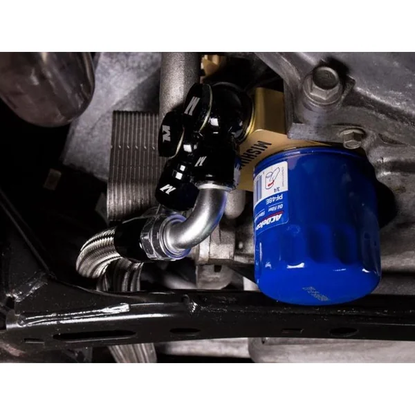 Mishimoto Engine Oil Cooler Kit, Silver w/Thermostatic Plate2010-2015 Camaro SS - Image 7