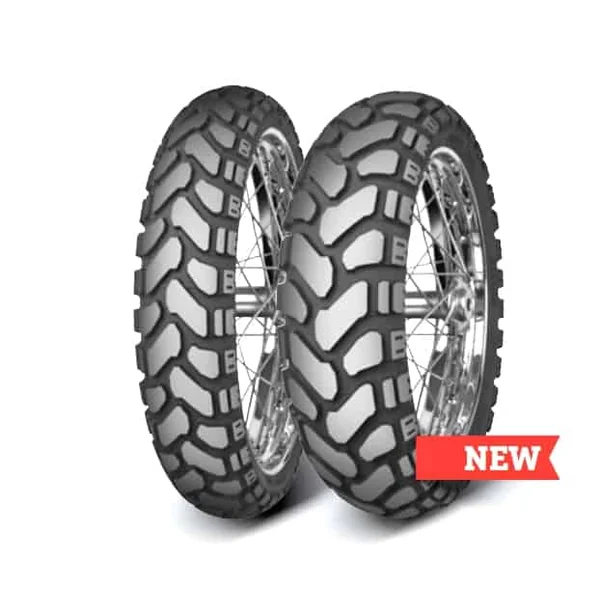 Mitas E-07+, Dual-Sport, Rear 17 inch, Size 150/70-17 50% Street / 50% Dirt, 69T, Tubeless Bias Ply Tire - Image 2