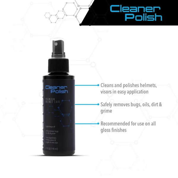 Molecule Helmet Cleaner and Polish for Gloss Finishes