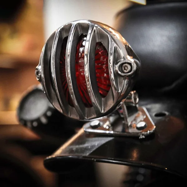 Motorcycle Universal Small Chrome LED Brake Light Ideal For Custom Cafe Racers - Image 2