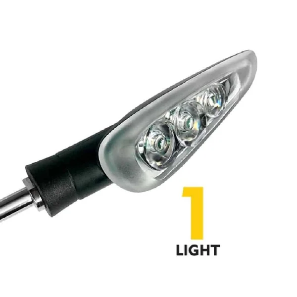 Motorcyle Turn Signals – Replacement Quick-Release Turn Signal for Rear Left / Front Right