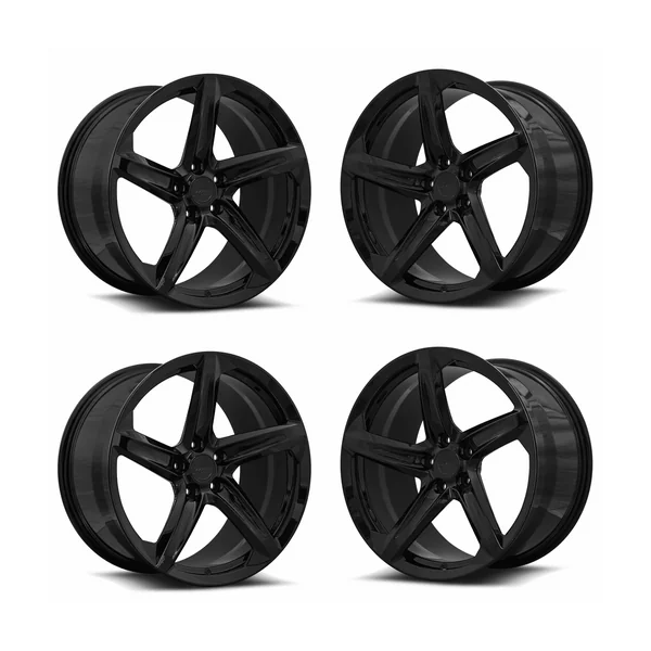 MRR F23 Forged Wheel Set, Gloss Black, 20x9 & 21x122020-2026 C8 Corvette