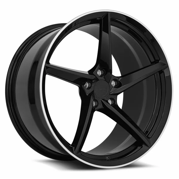 MRR F25 Forged Front Left Side Wheel, Gloss Black, 20x102023-2026 C8 Corvette Z06 & E-Ray