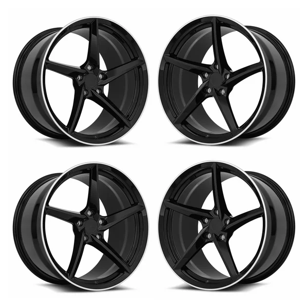 MRR F25 Forged Wheel Set, Gloss Black, 20x10 & 21x132023-2026 C8 Corvette Z06 & E-Ray