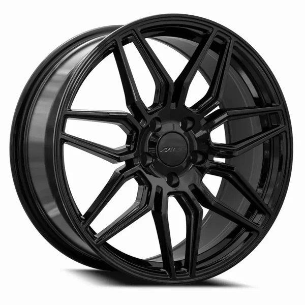 MRR M024 C8 Z06 Replica Front Wheel, Gloss Black, 19x8.5 +382020-2026 C8 Corvette