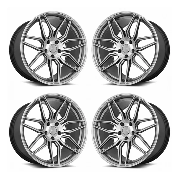 MRR M024 C8 Z06 Replica Wheel Set, Gun Metal Machined, 19x8.5 & 20x112020-2026 C8 Corvette