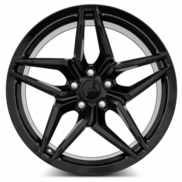 MRR M755 C7 ZR1 Replica Front Wheel, Gloss Black, 19x8.52020-2026 C8 Corvette - Image 2