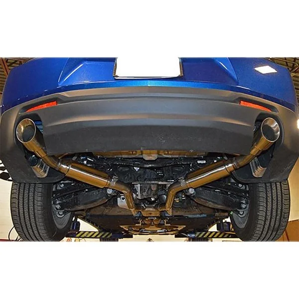 MRT 2.5" Version 1 Axle-Back Exhaust System, 4" Dual Polished Tips2016-2024 Camaro V6 - Image 2