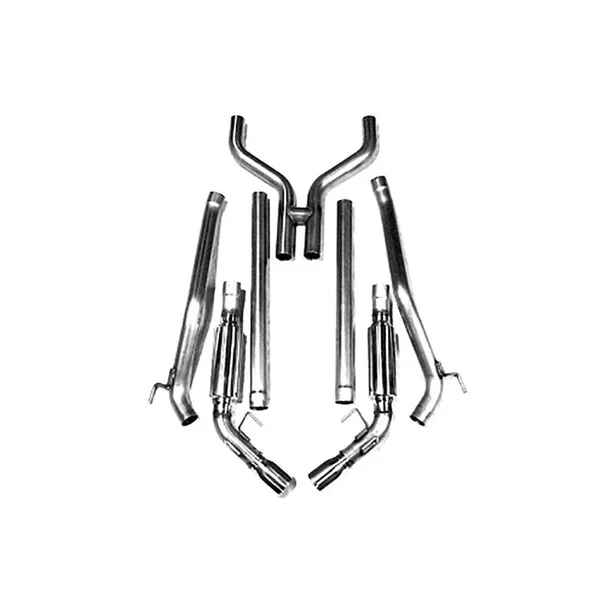 MRT 2.5" Version 1 H-Pipe Cat Back Exhaust System w/ 3.5" Dual Polished Tips2010-2015 Camaro SS Automatic